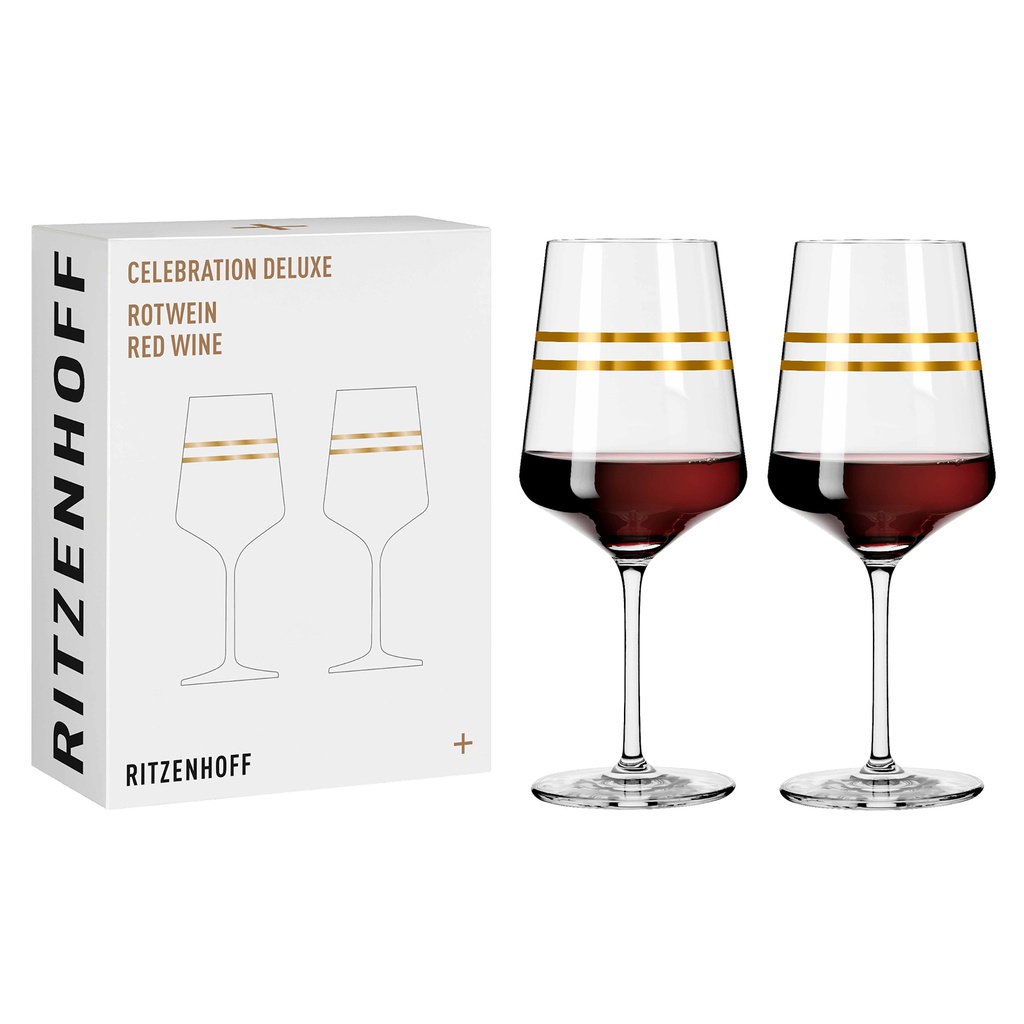 2er-Set Rotweinglas Celebration Deluxe
