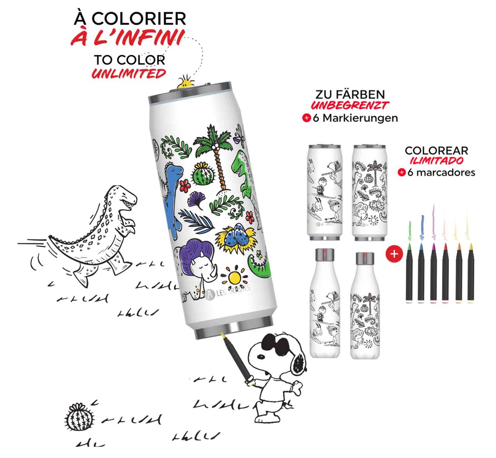 Isoliertrinkdose im Kreativ-Farbset LES ARTISTES