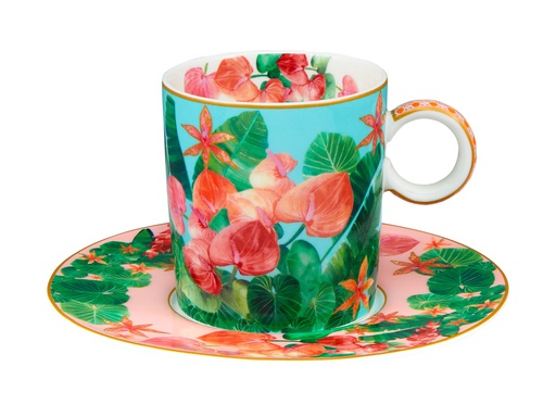 Tasse & Untertasse TEAS & C's TROPICANA