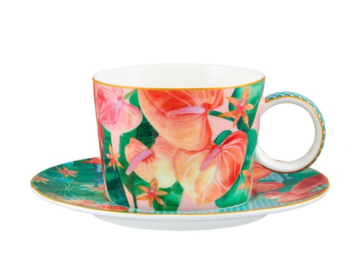 Tasse & Untertasse TEAS & C's TROPICANA