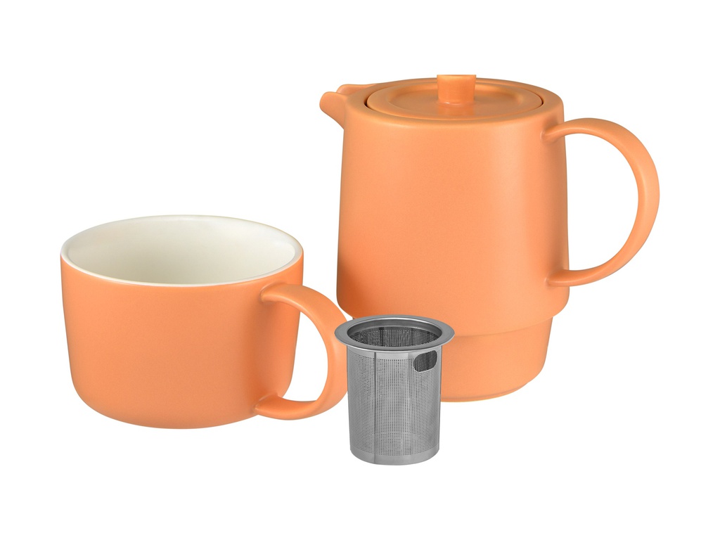 Teekanne mit Tasse CAFÉ LIFE TEA FOR ONE