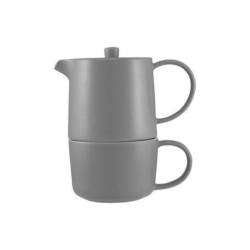 [DI0567] Teekanne mit Teesieb CAFE LIFE (grey)