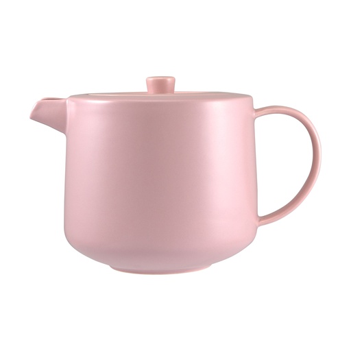 [DI0538] Teekanne mit Teesieb CAFÉ LIFE (rot (rosarot), 600 ml)