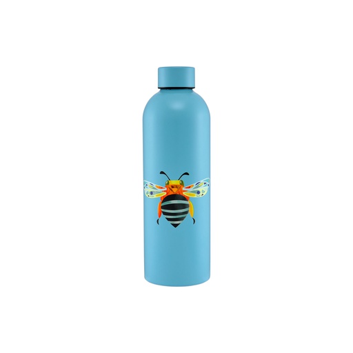 [JR0228] Isoliertrinkflasche PETE CROMER GARDEN PARTY (Blau gestreifte Biene)