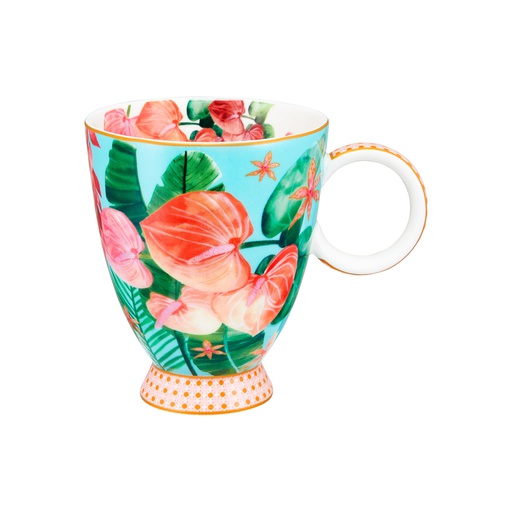 [HV0541] Mug TEAS & C's TROPICANA (hellgrün, 3dl, ohne Teesieb)