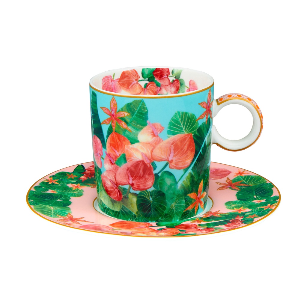 Tasse & Untertasse TEAS & C's TROPICANA