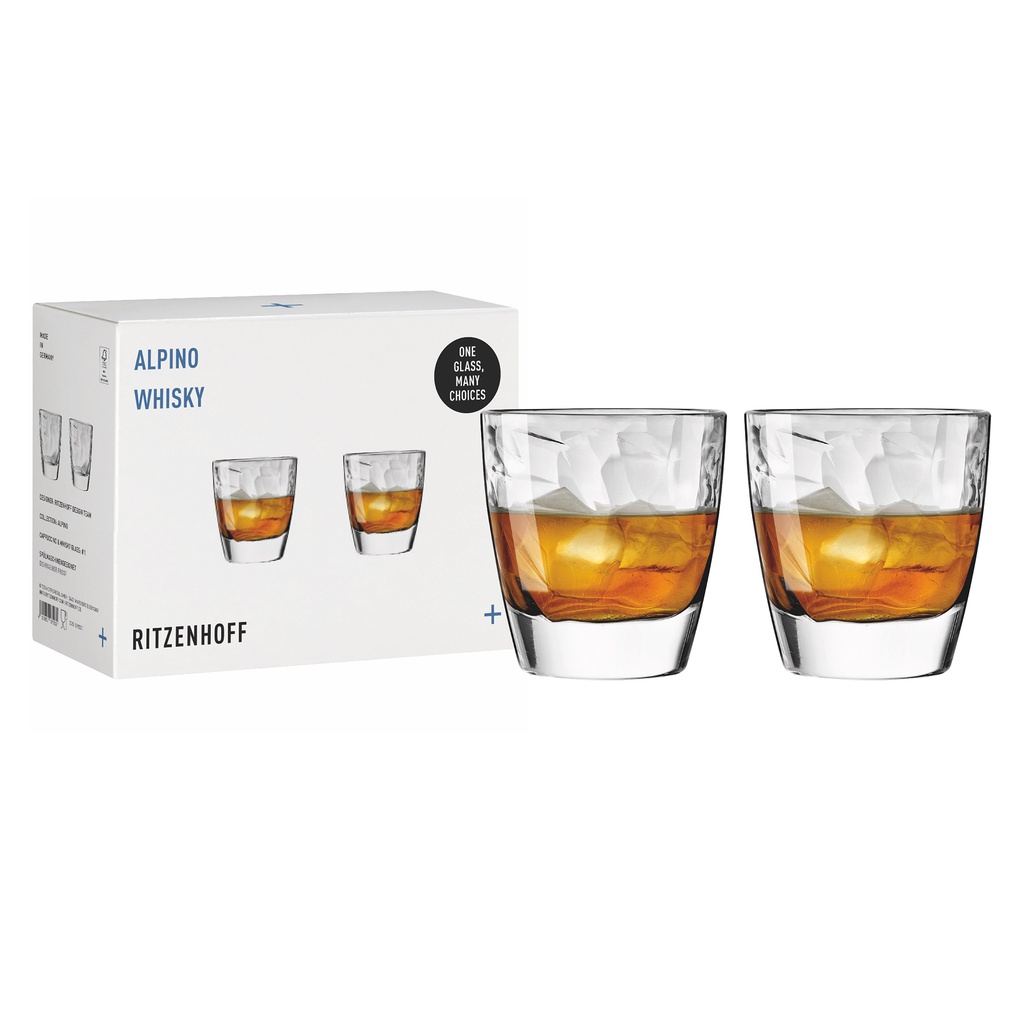 2er-Set  Cappuccinoglas ALPINO