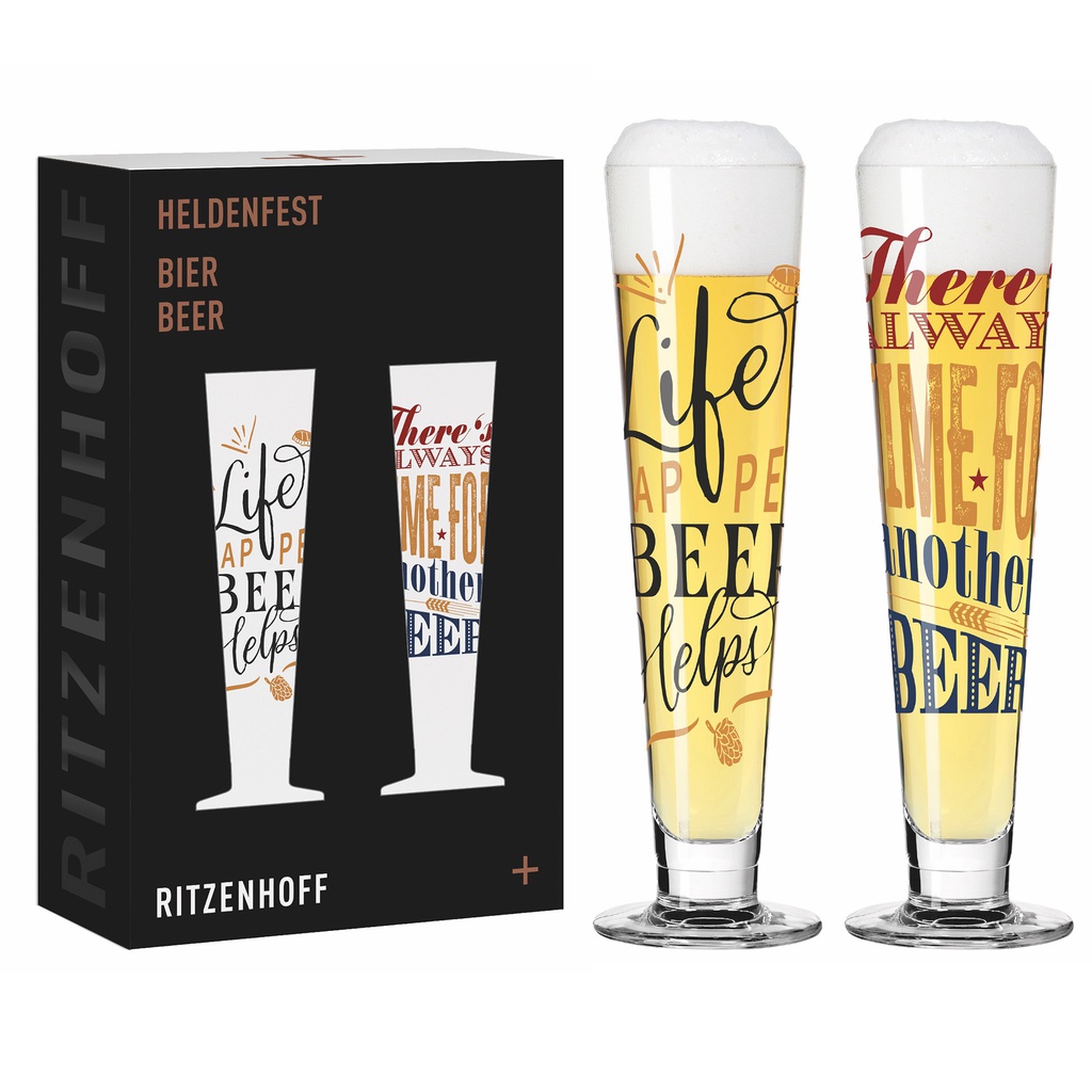 2er-Set Bierstange HELDENFEST