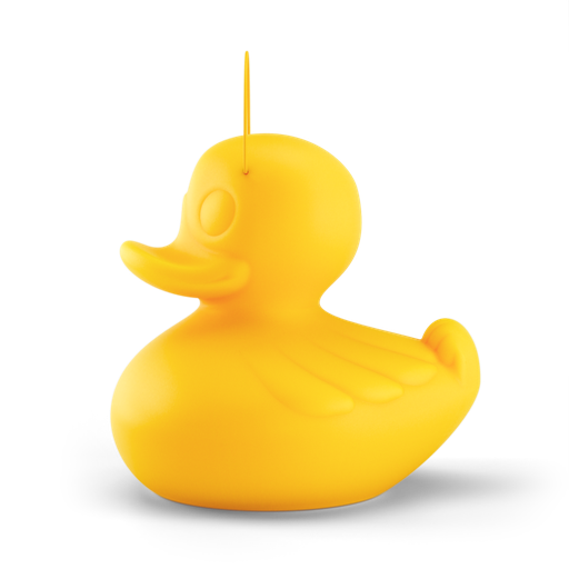 [GNL020] Lampe THE DUCK DUCK (yellow, s, mit LED)