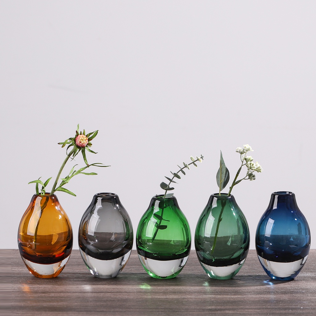 Paket Glasvasen farbig