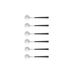 [C20441-BLK] 6er-Set Kaffeebesteck MITO