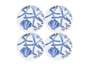 4er-Set Untersetzer BLUE CORAL
