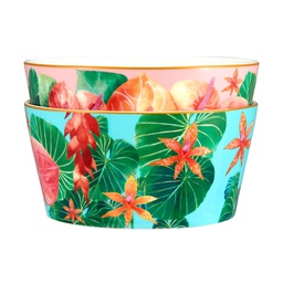 [HV0561] 2er-Set Schale TEAS & C's TROPICANA