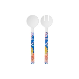 [LE0064] 2er-Set Melamin Salatbesteck SUNBURST