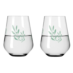 [3923001] 2er-Set Wasserglas ORGANIX