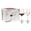 8er-Set Rotwein-/ Weissweinglas LICHTWEISS JULIE